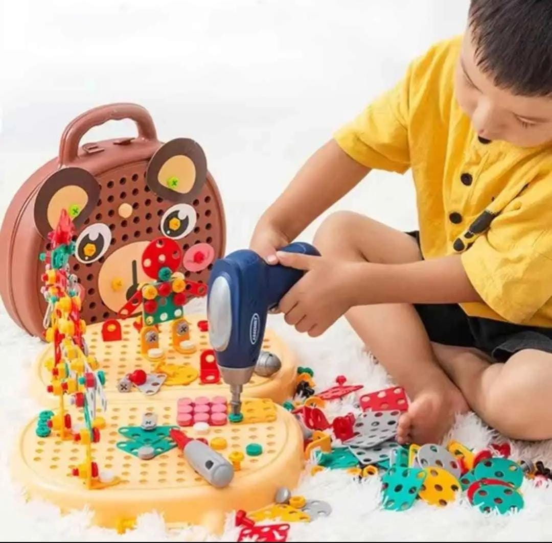 🛠️ MiniTaladro Montessori: ¡Pequeños Constructores en Acción! 🛠️